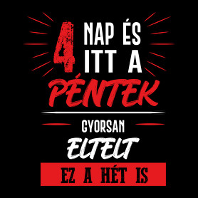 4 nap és itt a péntek - fehér-Női atléta