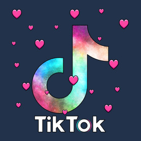 Tiktok szivecskékkel-Női atléta