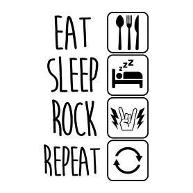 Eat Sleep Rock Repeat 2-Női atléta