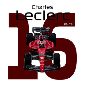 Charles Leclerc 16 autóversenyző - fekete felirat-Női atléta