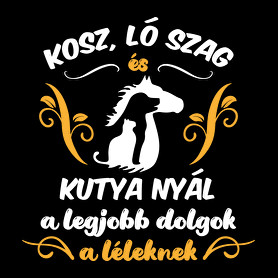 Kosz, ló szag, kutya nyál-Női atléta