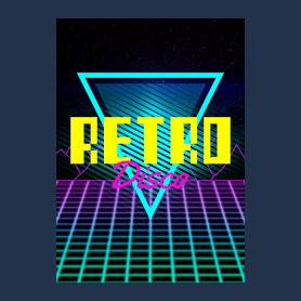 Retro disco-Női atléta