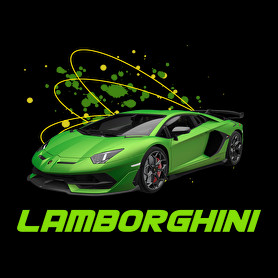 Zöld lamborghini-Női atléta