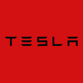 TESLA felirat-Női atléta