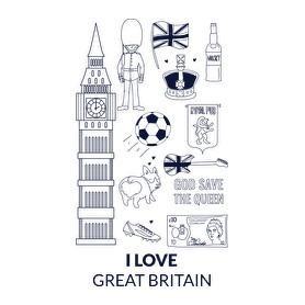 I LOVE GREAT BRITAIN-Női atléta