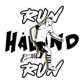 RUN Haland RUN!-Női atléta