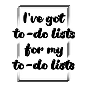 I've got to -do lists-Női atléta