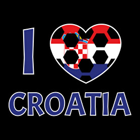 I love Croatia-Férfi hosszú ujjú póló