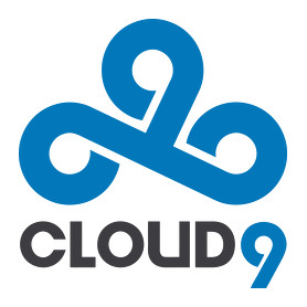 Cloud9 logo-Férfi hosszú ujjú póló