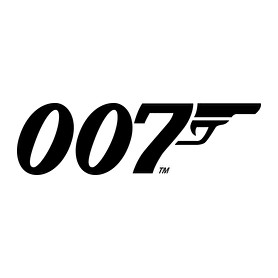 007 logo-Férfi hosszú ujjú póló