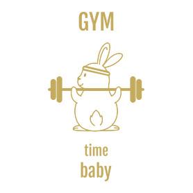 gym time baby -Férfi hosszú ujjú póló