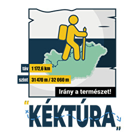 Kéktúra-Férfi hosszú ujjú póló