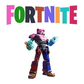 Fortnite Mecha Team Leader-Férfi hosszú ujjú póló