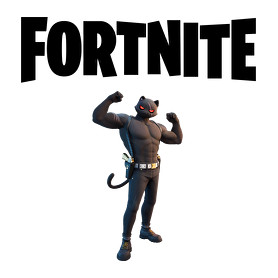 Fortnite Shadow Meowscles-Férfi hosszú ujjú póló