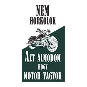 Nem horkolok, azt álmodom, hogy motor vagyok-Férfi hosszú ujjú póló