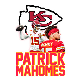 Patrick Mahomes-Férfi hosszú ujjú póló