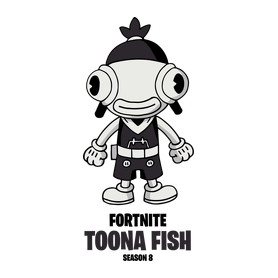 Toona Fish - Fortnite Season 8-Férfi hosszú ujjú póló