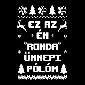 Ez az én ronda ünnepi pólóm karácsonyi póló-Férfi hosszú ujjú póló