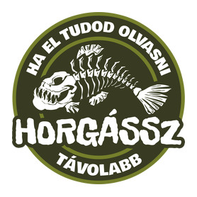 Horgássz Távolabb-Férfi hosszú ujjú póló