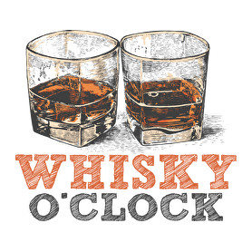 Whisky o'clock-Férfi hosszú ujjú póló