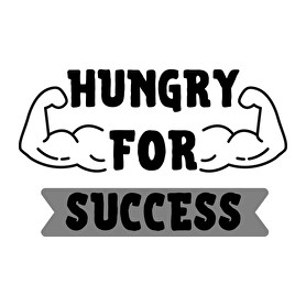 Hungry for success-Férfi hosszú ujjú póló