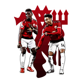 Man Utd - Pogba Lingard-Férfi hosszú ujjú póló