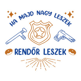 Rendőr leszek-Férfi hosszú ujjú póló