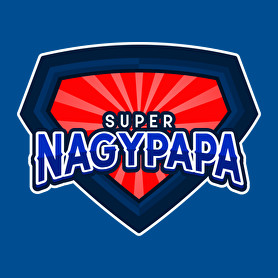 SUPER NAGYPAPA-Férfi hosszú ujjú póló