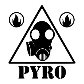 TF 2- Pyro-Férfi hosszú ujjú póló