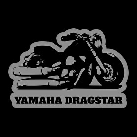 Yamaha Dragstar motor-Férfi hosszú ujjú póló