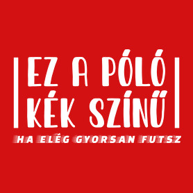 Ez a póló kék színű-Férfi hosszú ujjú póló