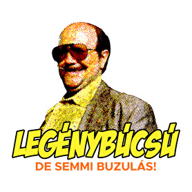 Legénybúcsú, de semmi buzulás-Férfi hosszú ujjú póló