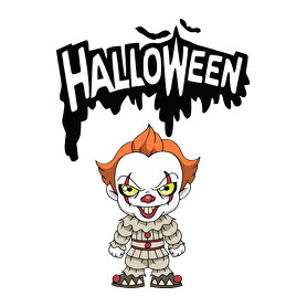 Halloween Pennywise-Férfi hosszú ujjú póló