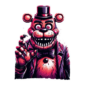 Freddy Fazbear-Férfi hosszú ujjú póló