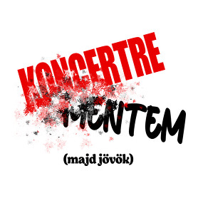 Koncertre mentem (majd jövök)-Férfi hosszú ujjú póló