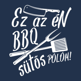 BBQ SÜTŐS Pólóm - fehér-Férfi hosszú ujjú póló