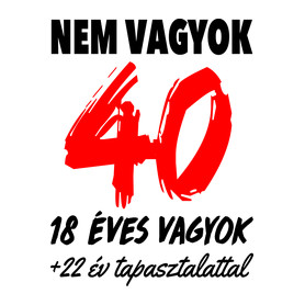 Nem vagyok 40!-Sportzsák, Tornazsák