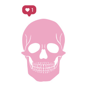 PInk Skull-Sportzsák, Tornazsák