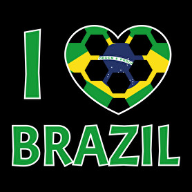 I love Brazil-Sportzsák, Tornazsák