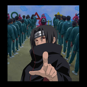 Itachi X Squid Game-Sportzsák, Tornazsák