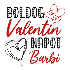 Boldog Valentin napot - Névvel-Sportzsák, Tornazsák