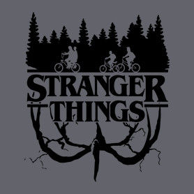 Stranger Things fekete-Férfi atléta