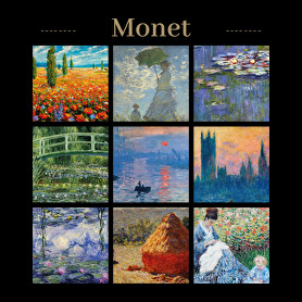 Monet - részletek-Férfi atléta