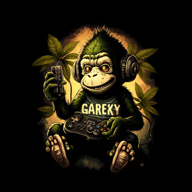 Gamer monkey-Férfi atléta