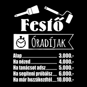 Festő óradíj-Férfi atléta