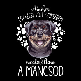 Megtaláltam a mancsod - Rottweiler-Férfi atléta