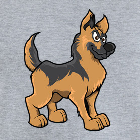 German Shepherd-Férfi atléta