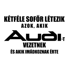 Kétféle Audi Sofőr-Férfi atléta