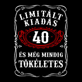 40 éves limitált kiadás születésnapra-Férfi atléta