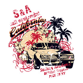 Amerika California retro-Férfi atléta